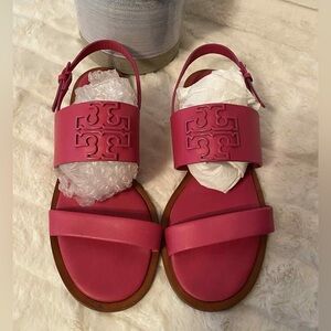 Great Condition Tory Burch Fuchsia Sandals for Women